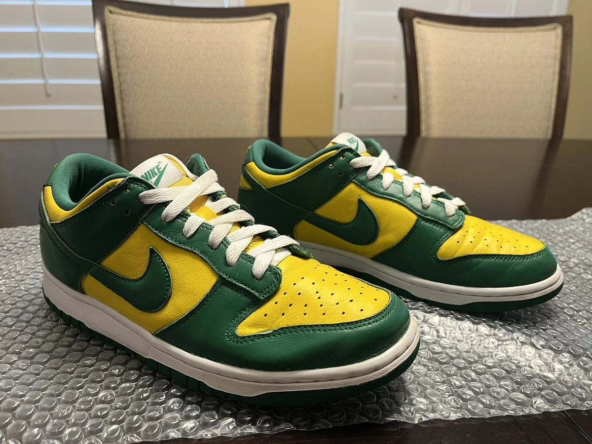 Nike Dunk Low Brazil Sneaker Shoes Size US 8.5
