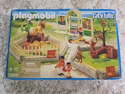 Playmobil 5969 City Life Zoo Play Set Unopened Factory Sealed