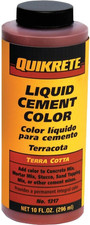 Concrete Colorant Bottle, Terracotta, 10 Oz