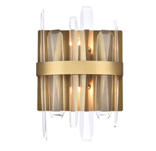 ELEGANT LIGHTING 2200W8SG  2 Light 8 inch Sat...