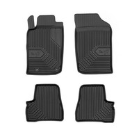 FußMatten Gummimatten No.77 FüR Peugeot 206 1998-2009 TPE Gummi Schwarz 4 Tlg