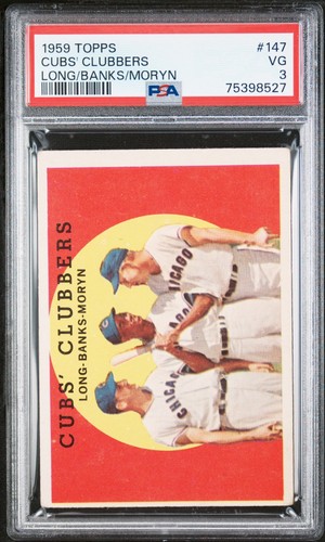 1959 Dale Long / Ernie Banks / Walt Moryn #147
