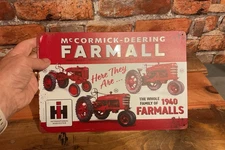 8"x12" Retro Style McCormick-Deering Farmall Advertising Sign