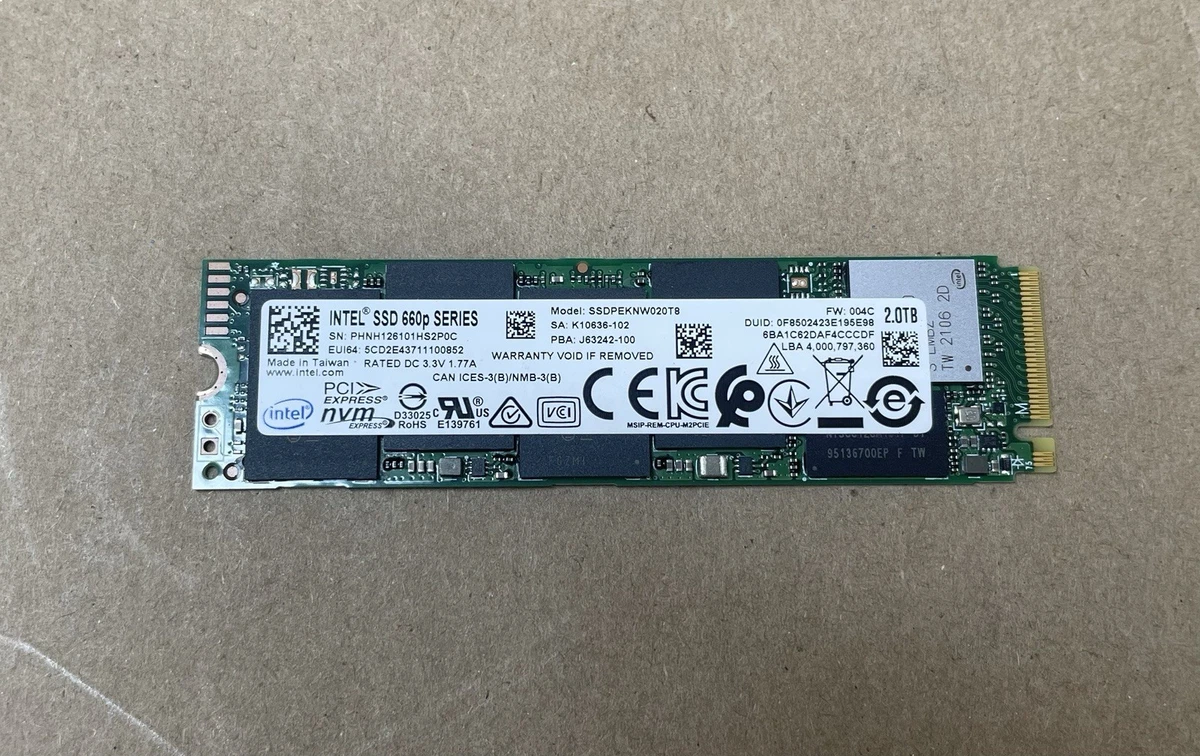 Intel 2TB Storage Capacity Internal Solid-State Drives for sale | eBay