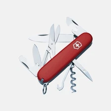 Used Victorinox Climber Swiss Army Knife - Red FREE US SHIPPING