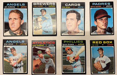1971 Topps High Number Lot 51 Different Mid Grade Will Separate Please Read