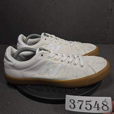 New Balance 210 Shoes Mens Size 11 White Canvas Low Top Sneakers RM210WCG