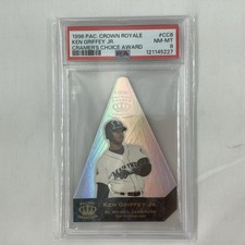 1996 Pacific Crown Royale Ken Griffey Jr. Cramer's Choice Award Die-Cut PSA 8