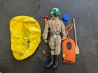 Has Ro Reproduction GI Joe Fighter Pilot With Life Raft