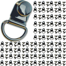 Boot Lace Hooks.60 Sets Shoe Hooks Stainless D-Ring Boot Lace Hook Buckle Fittin