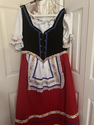 Bavarian/ Ukrainian/ Polish Oktoberfest Authentic Costume Sz 2X