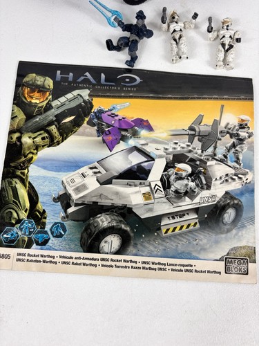 Halo Mega Bloks UNSC Rocket Warthog Set 96805 Partially Complete - Picture 3 of 11