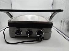 Vintage GRIDDLER by CUISINART GR-4 Open GRILL PANINI PRESS (Very Good Condition)