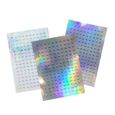 Laser Digital Label Aufkleber 10 mm Durchmesser für Schule Lippenstift Farbe Markierung Zum Selbermachen