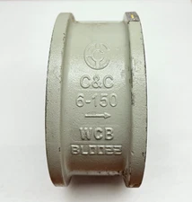 601DCWC4MF C&C 6" Wafer Check Valve 6-150, WCB BL0022, CF8M BL0059