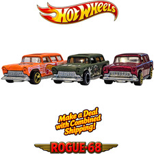 Hot Wheels Classic Nomad Lot of 3: Red 1996, Orange 2000, Olive 2008, See Images