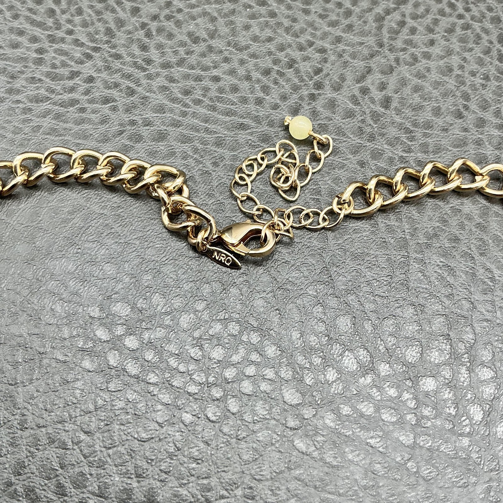 Statement Necklace Geometric Multicolor Faceted G… - image 8