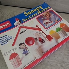 Playskool SNOOPY SNO-CONE MACHINE Peanuts 1989 NEW UNUSED OPEN BOX