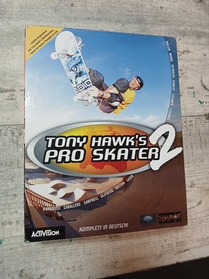 Tony Hawks Pro Skater 2 PC CD-ROM 2000 Retro Vintage BIG BOX Case Deutsch Selten