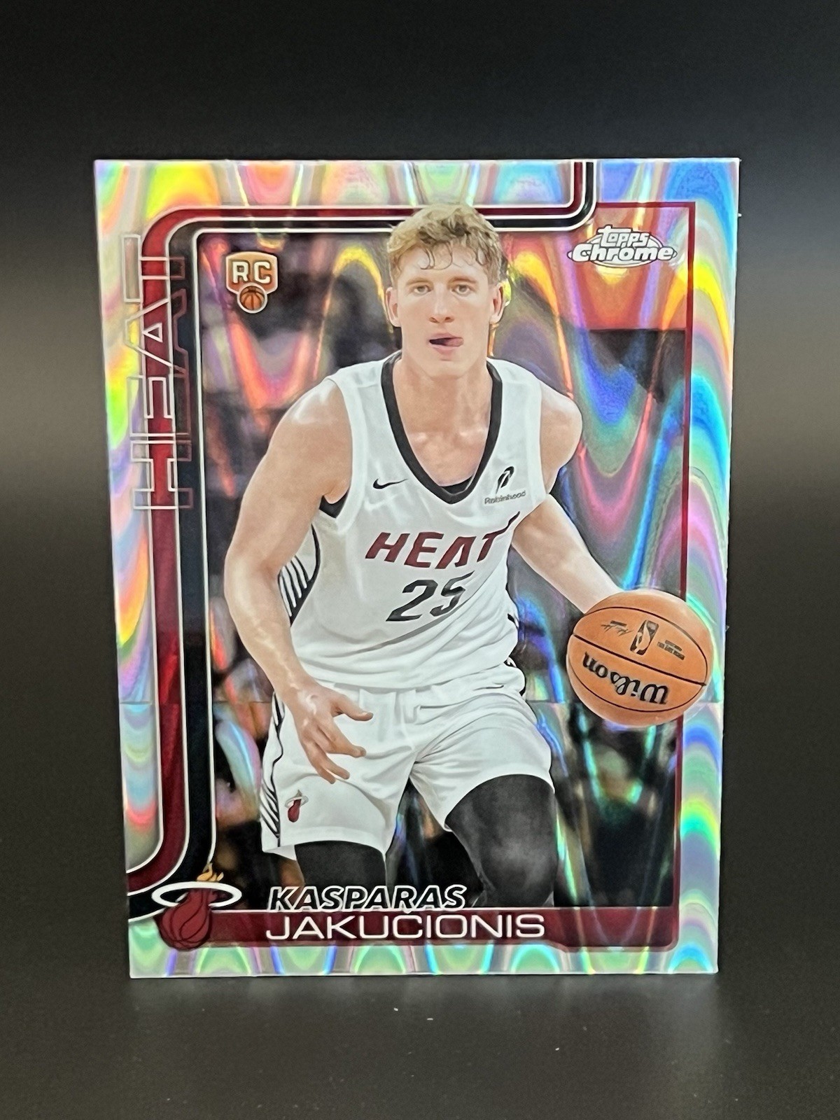 2025-26 Topps Chrome - Kasparas Jakucionis #270 RayWave Refractor (RC)