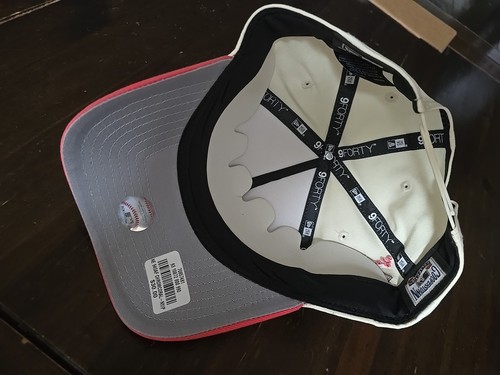 New Era 9forty A Frame York Yankees Ivory Coral 75th Ann Snapback hat cap Nwt - Picture 4 of 4