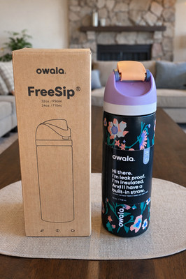 Owala FreeSip 32oz Midnight Garden Bottle - UO Exclusive Insulated New In Box