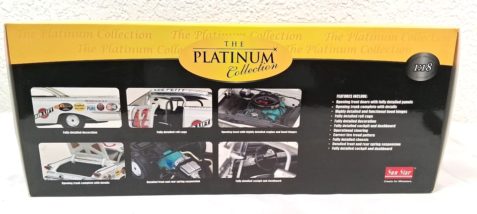 Sellado NUEVO SUNSTAR The Platinum Collection 1959 Oldsmobile “88” #42 Lee Petty Foto 3 de 4