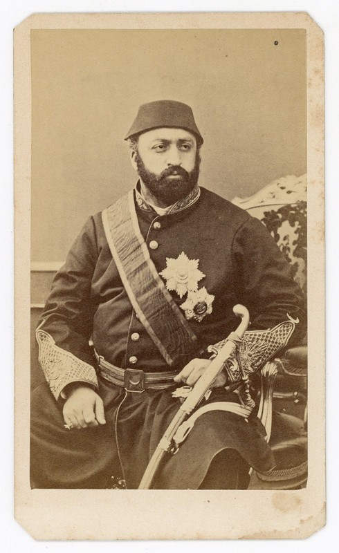 MUSLIM MYSTIC MEVLEVI DERVISH OTTOMAN EMPIRE SULTAN ABDULAZIZ CDV PHOTO