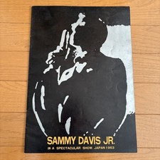 DM6   Sammy Davis Jr. 1963 Japan Tour Pamphlet Uniform Shipping  980 Yen