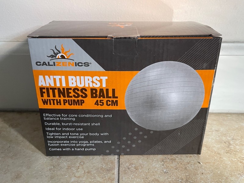 calizenics yoga fitness ball core balance flexibility