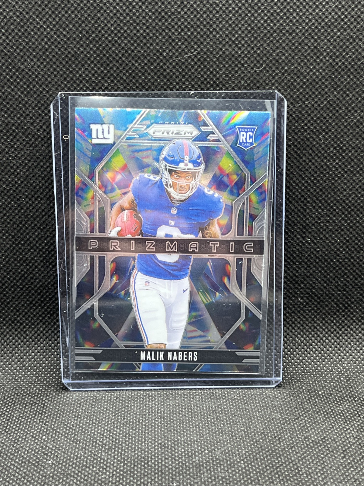 2024 Prizm Football Malik Nabers Rookie Prizmatic Giants #13