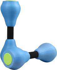 2-Piece Aquatic Exercise Foam Dumbbell Set - Pool Fitness Water Aerobic Equipmen