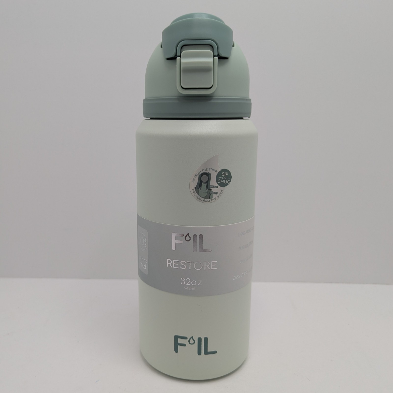 With Straw Chug Lid Mint Green