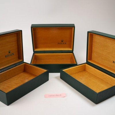 Rolex Uhrenbox Gehäuse 3 Box Set Herren Grün Vintage Original r80527007