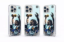 Cover Maradona Dios Napoli Argentina Samsung morbida TPU con immagini sfondi