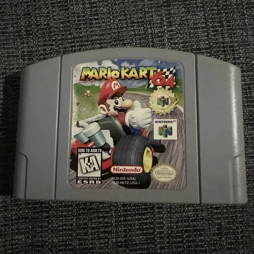 Mario Kart 64 Nintendo 64 N64 Cleaned Tested Authentic