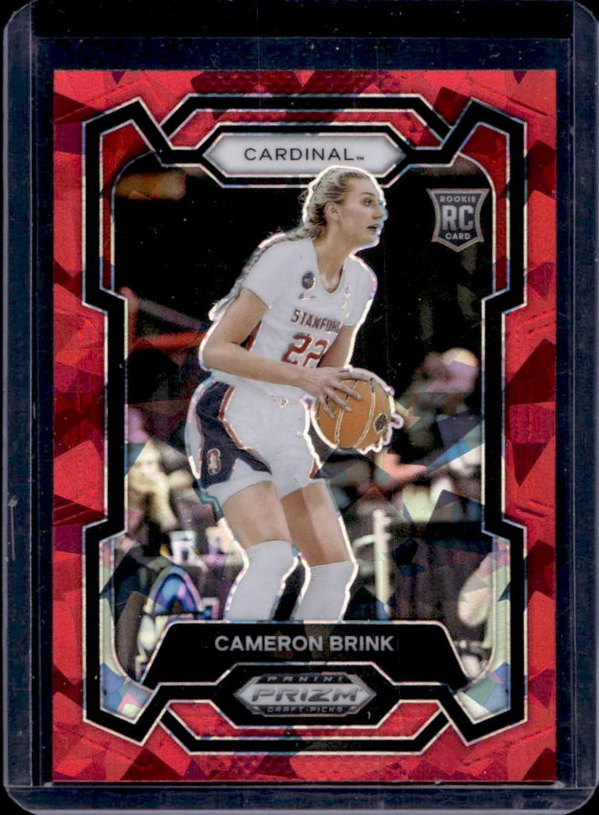 2024 Prizm Draft Picks Cameron Brink RC Red Ice #89 Cardinal