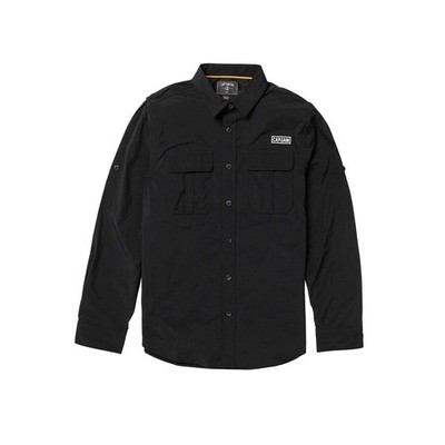 CAPTAIN FIN EASY LURE Men's L/S Technical Shirt - Black - XL - NWT