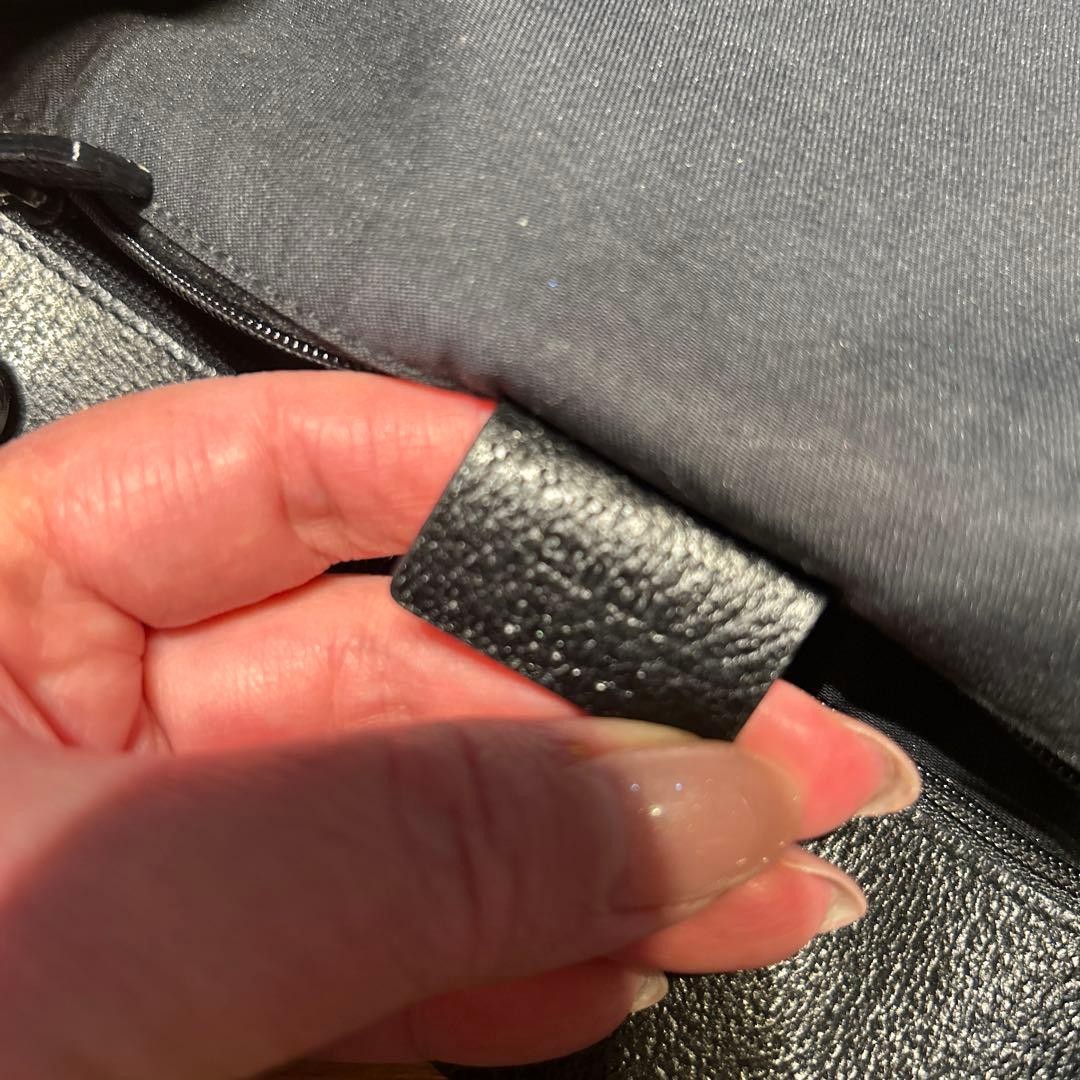 GUCCI Canvas Tote Bag Women Black Silver Hardware Durable Authentic thumbnail 15