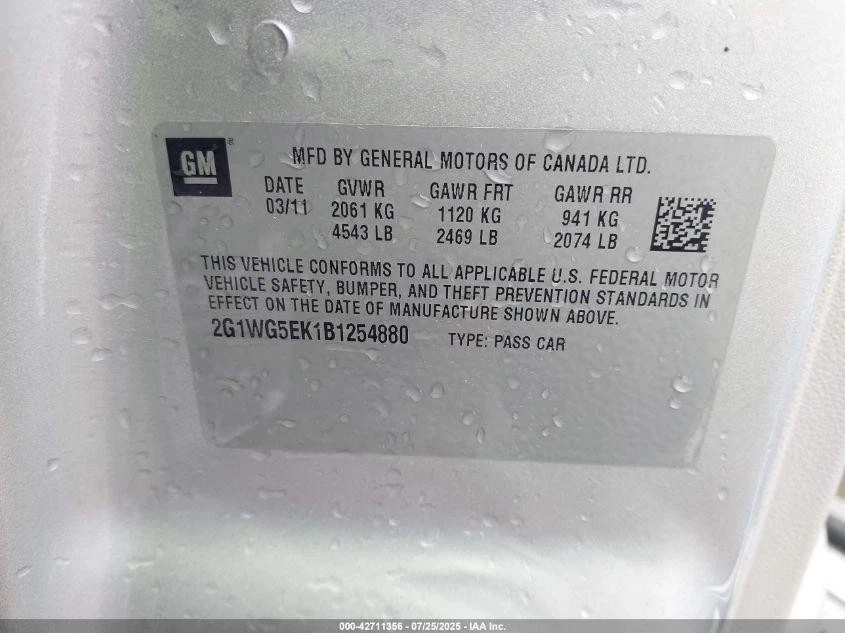 Used Right Headlight Assembly fits: 2011 Chevrolet Impala Right Grade A - Image 2 of 4
