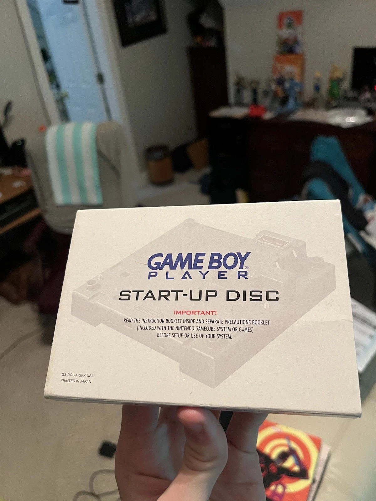 Nintendo GameCube Game Boy Player Start-Up Disc with Box, Case & Instructions image 1