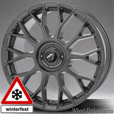 18 Zoll DX10 Alufelgen 8x18 5x108 ET45 in grau matt für Citroen DS Opel Peugeot