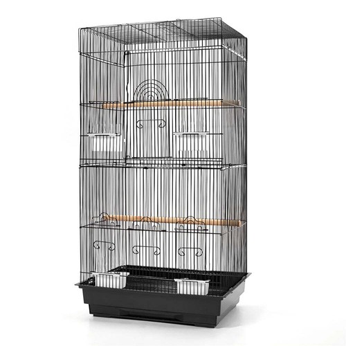 NNEDSZ Medium Bird Cage with Perch - Black - 第 3/7 張圖片