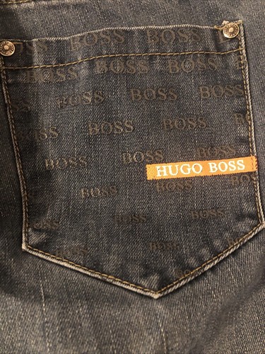Hugo Boss Orange Jeans Men 31 X 29 Straight 90s Classic Skater Logo - Picture 12 of 16