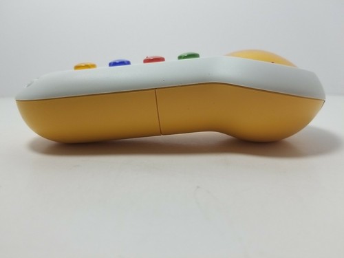 XBOX 360 Big Button Pad Color White & Yellow Wireless Handheld Controller - FREE - Picture 3 of 4