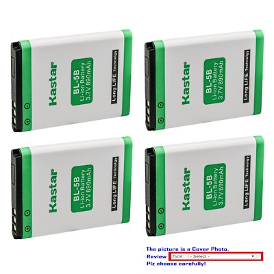 Batterie Nokia BL-5B – Neuve Sous Scellé – Compatible N90, N80, 7260, 6060, 5200, 3220, 3230, 5140i