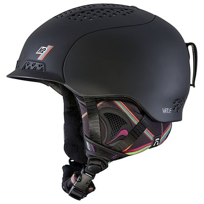 k2 audio ski helmet K2 Women's Virtue Helmet Black, Small.(51-55cm) with Audio Sistem .NEW