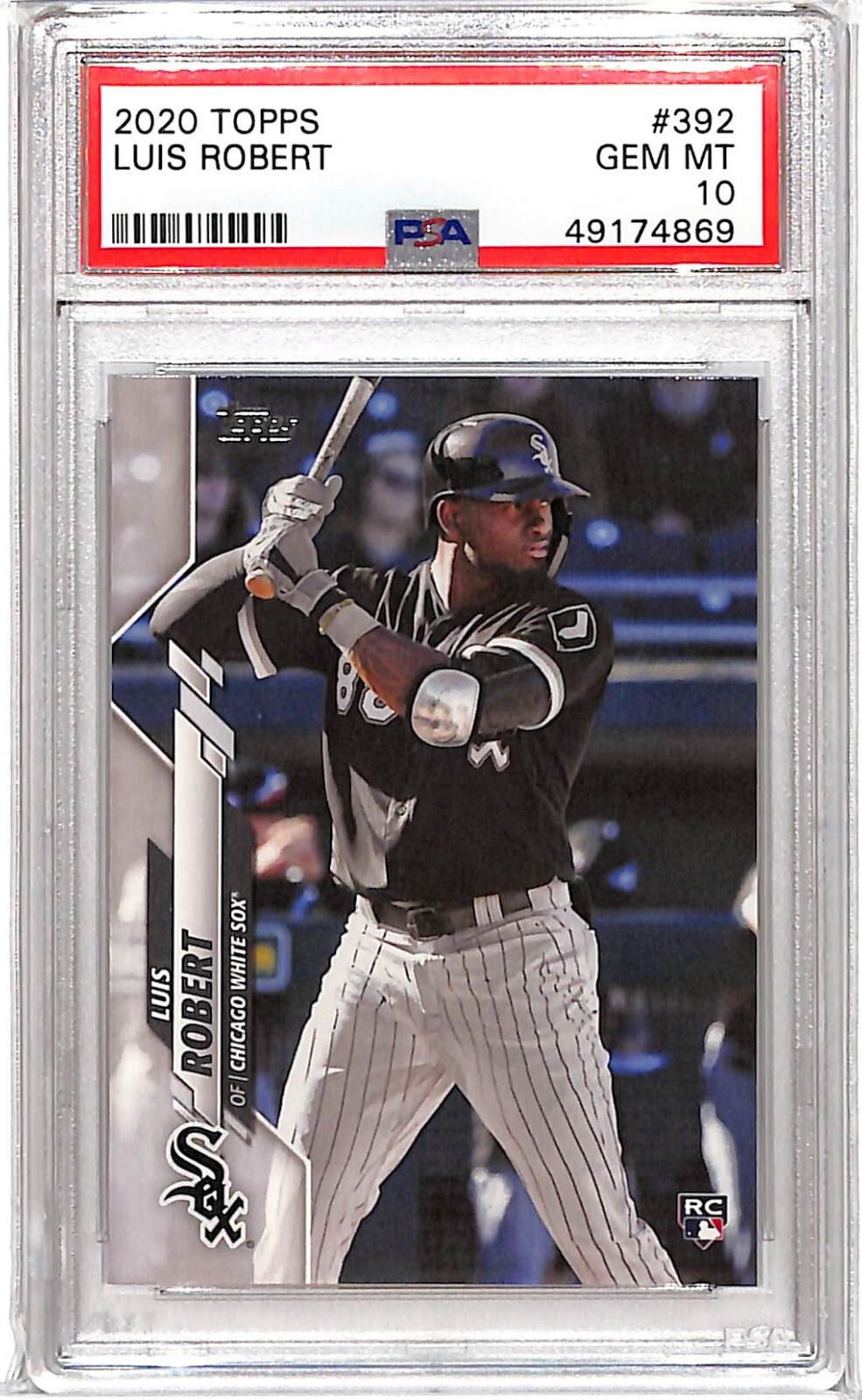 Luis Robert 2020 Topps #392 PSA 10 GEM MT C