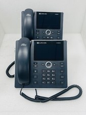 2x AudioCodes IP Phone Model C450HD, No AC Adapter w/ Base/Stand / USED