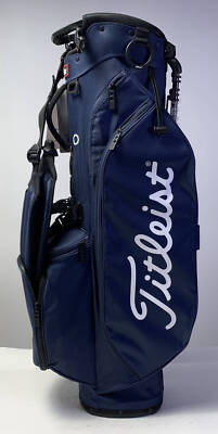 Titleist Players 4 Stand Bag Navy 4-Way Divide Dual Strap Golf Bag